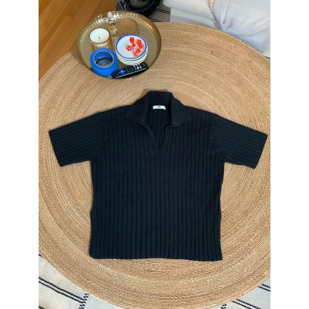 Lunya Ribbed Lounge Polo Shirt